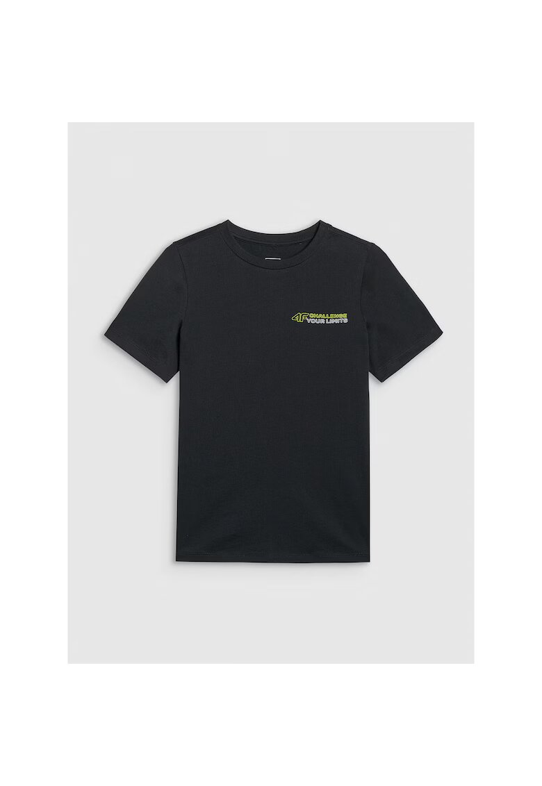 4F Tricou Bumbac - 39744 - Negru