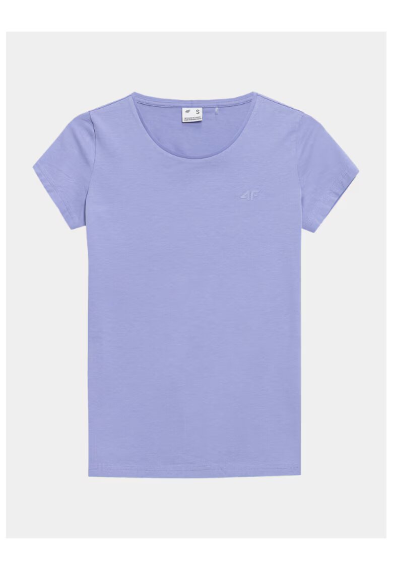 4F Tricou dama - 302882526 - Bumbac - Albastru