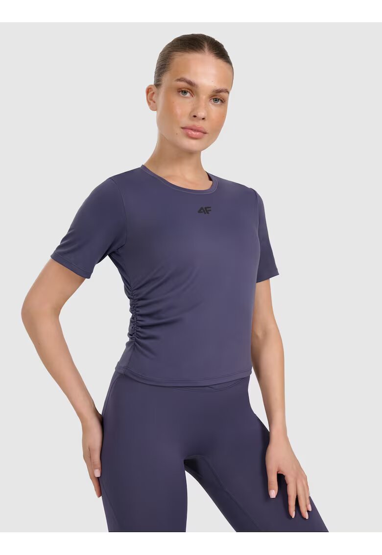 4F Tricou dama bleumarin - poliester -