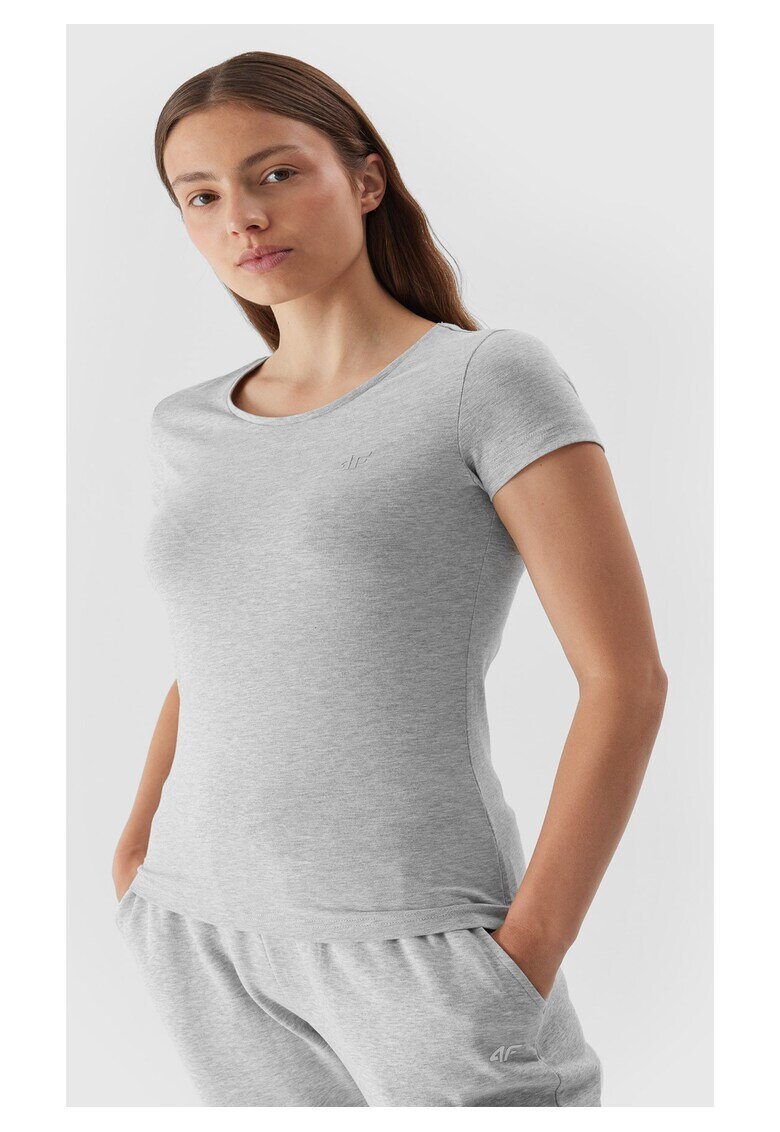 4F Tricou dama Bumbac - Alb -