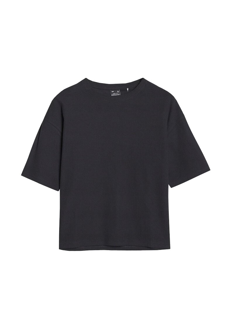 4F Tricou dama RSS25TTSHF2651 - - Bumbac - Negru