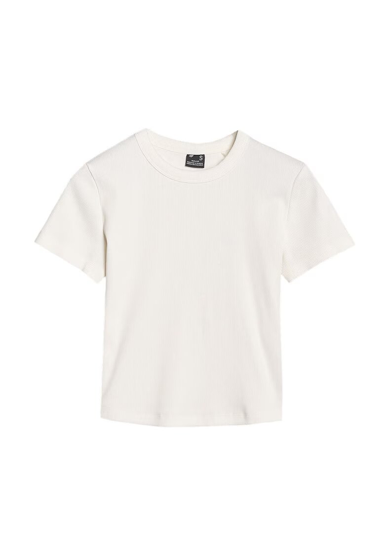 4F Tricou dama RSS25TTSHF2696-11S - - Bumbac - Alb