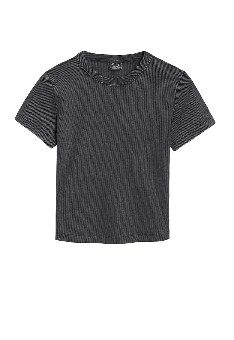4F Tricou dama RSS25TTSHF2696-20S - - Bumbac - Negru