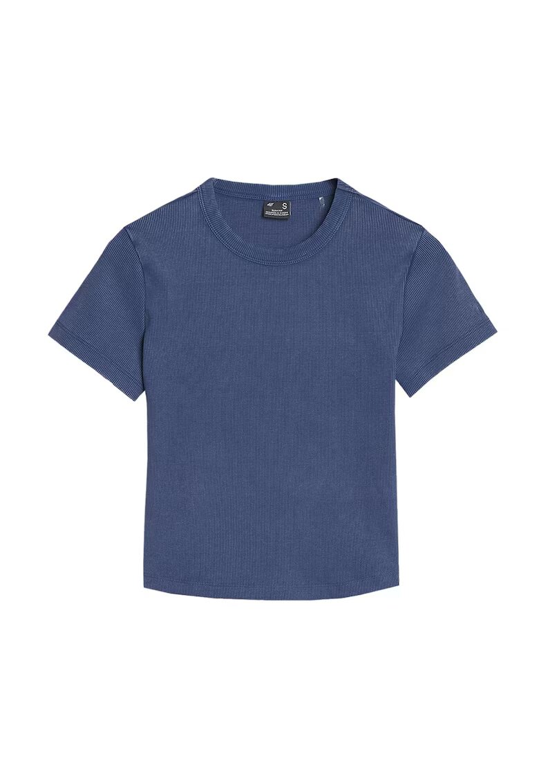 4F Tricou dama RSS25TTSHF2696-31S - - Bumbac - Bleumarin