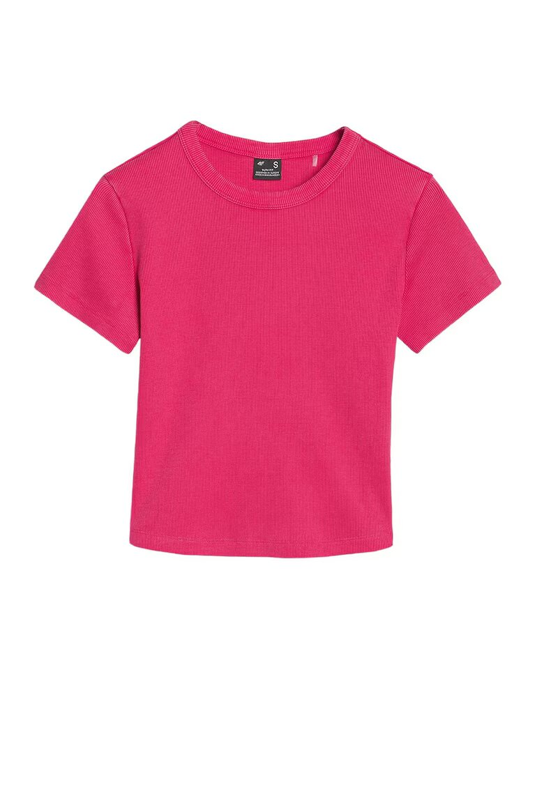 4F Tricou dama RSS25TTSHF2696-54S - - Bumbac - Roz
