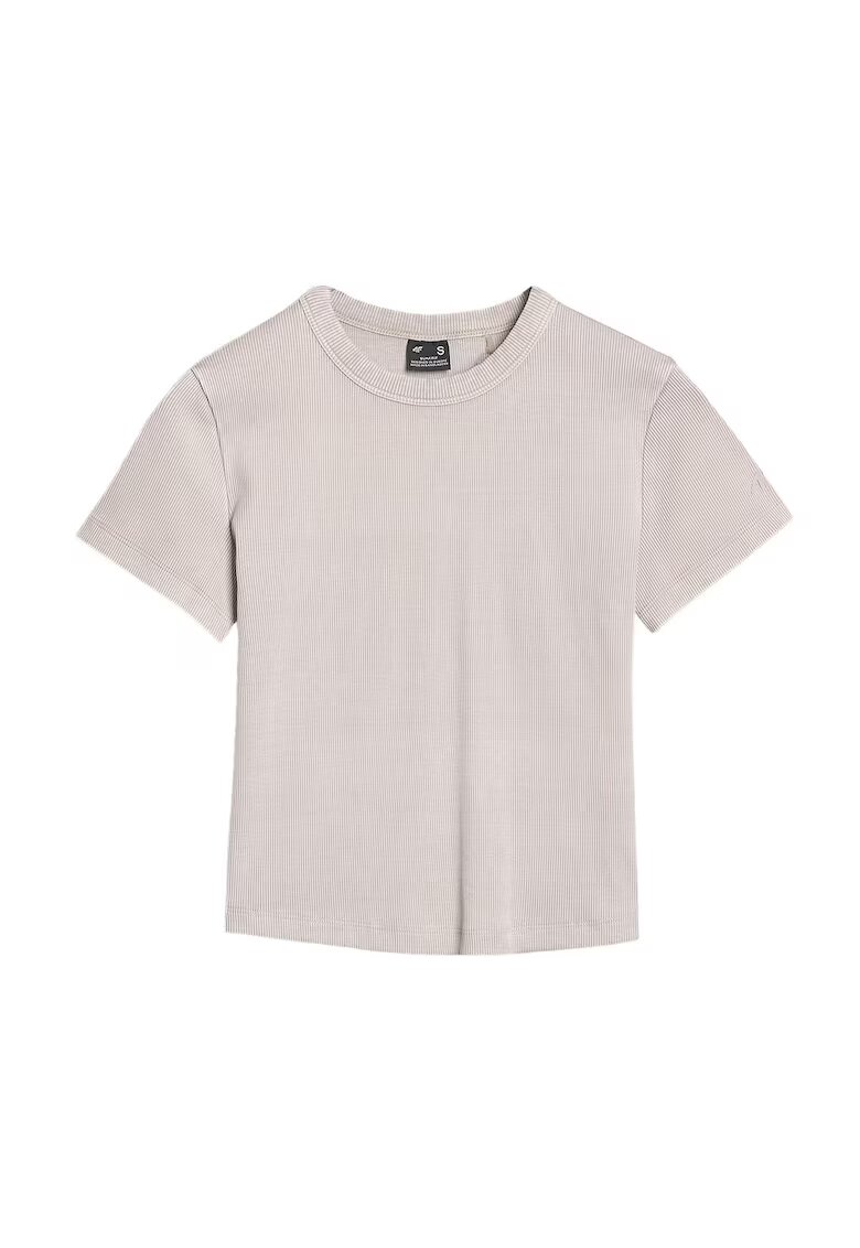 4F Tricou dama RSS25TTSHF2696-83S - - Bumbac - Bej