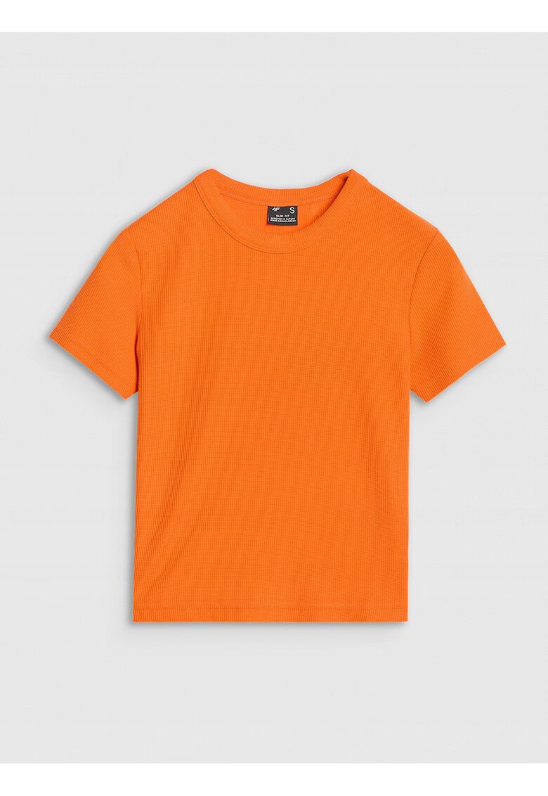 4F Tricou dama slim - 43794 - Portocaliu