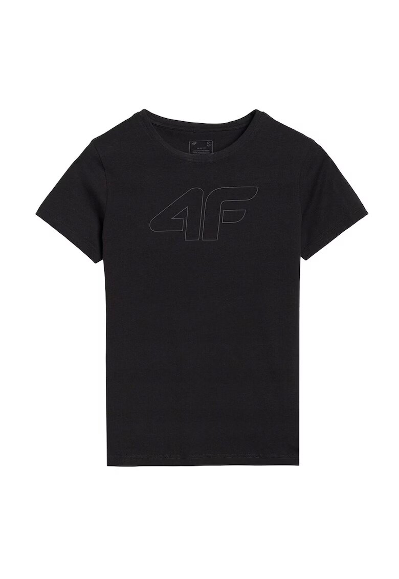 4F Tricou dama WMM00TTSHF2674-20S - - Bumbac - Negru