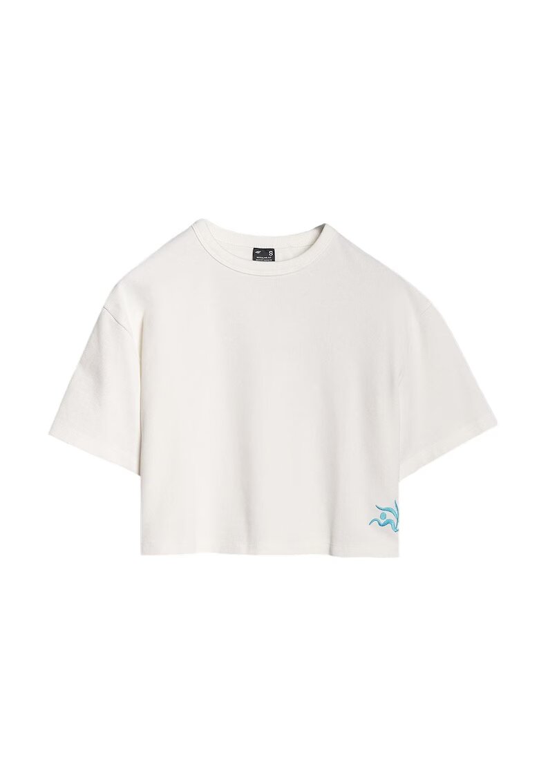 4F Tricou dama WSS25TTSHF1977-11S - - Bumbac - Alb