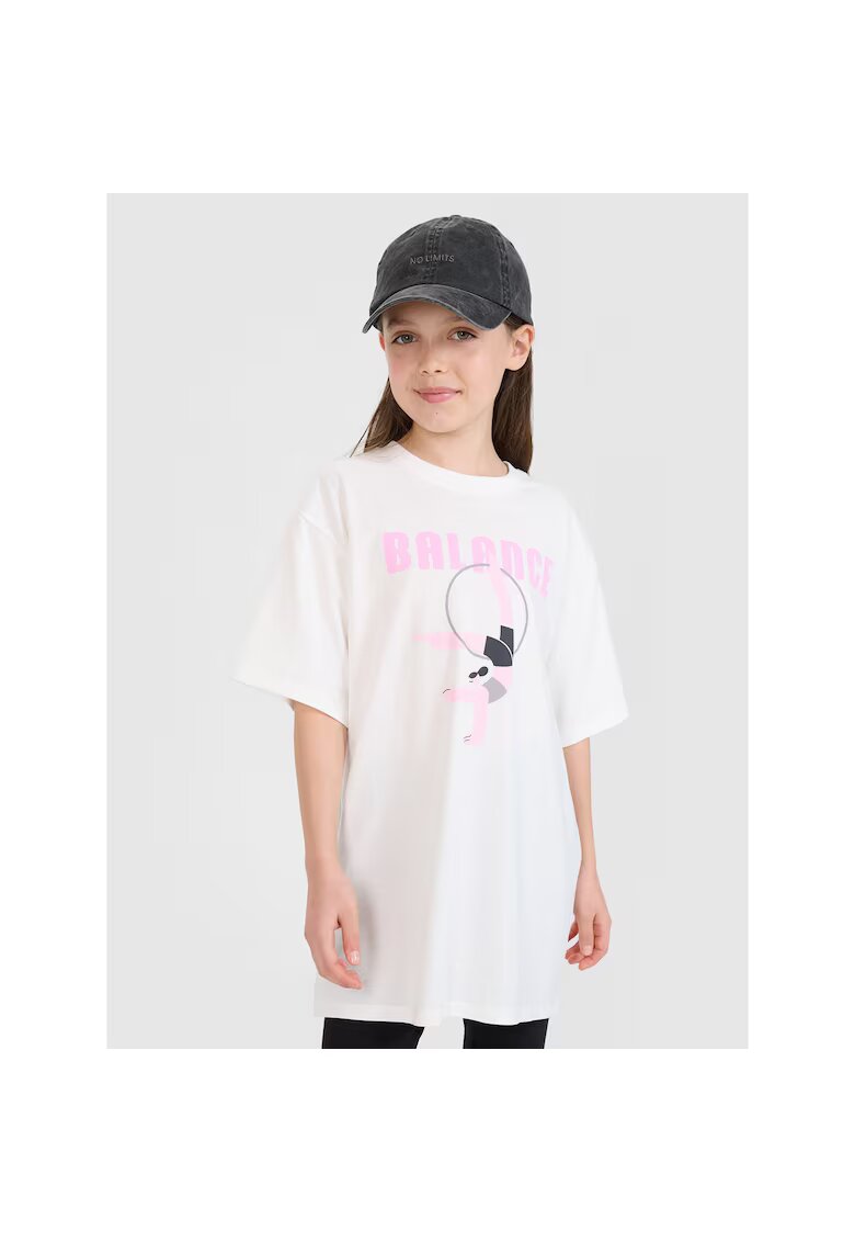 4F Tricou fete JRSS25TTSHF2646-11S - - Bumbac - Alb
