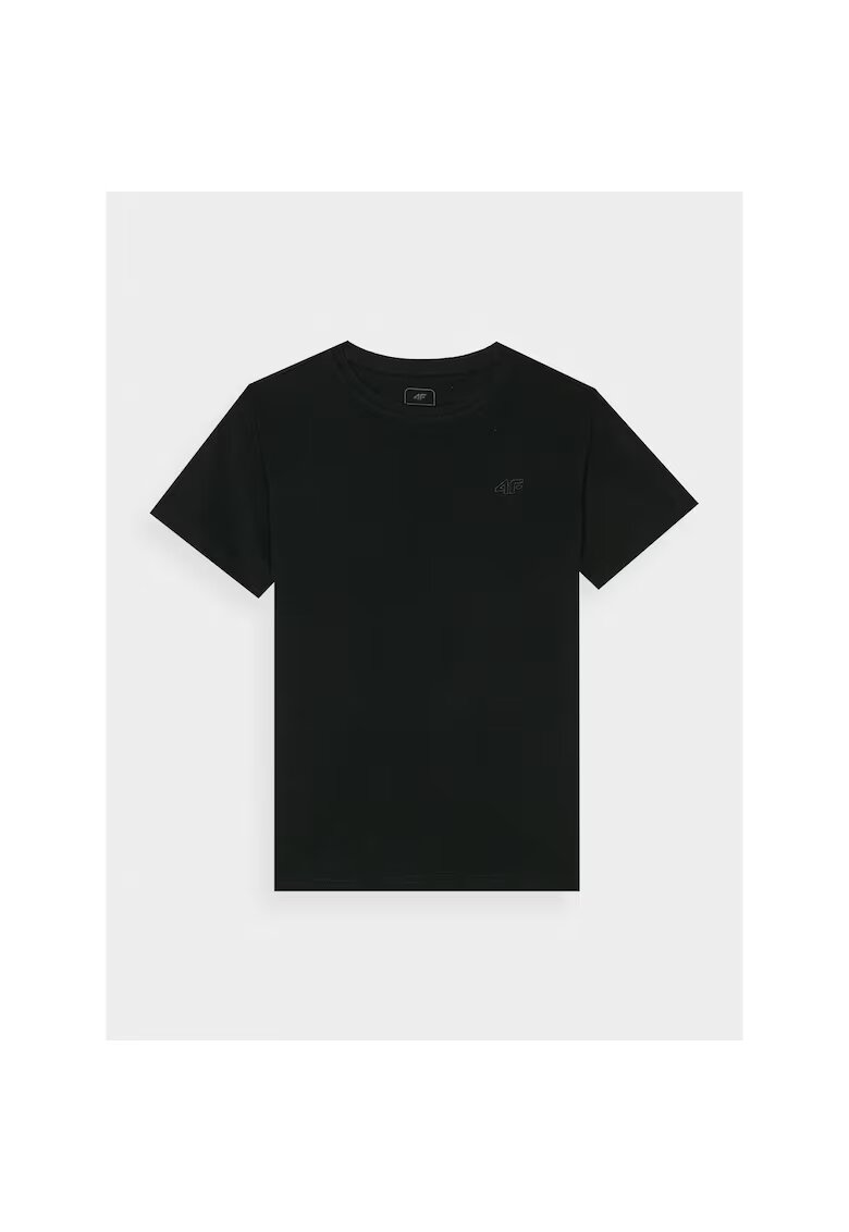 4F Tricou Fete Junior - Bumbac - 54679 - Negru