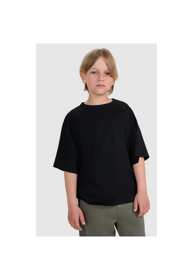 4F Tricou Junior 100% Bumbac - 89463 - Negru
