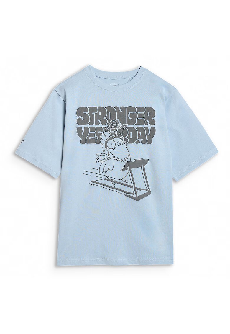 4F Tricou Junior Albastru - Bumbac 100546 - Albastru