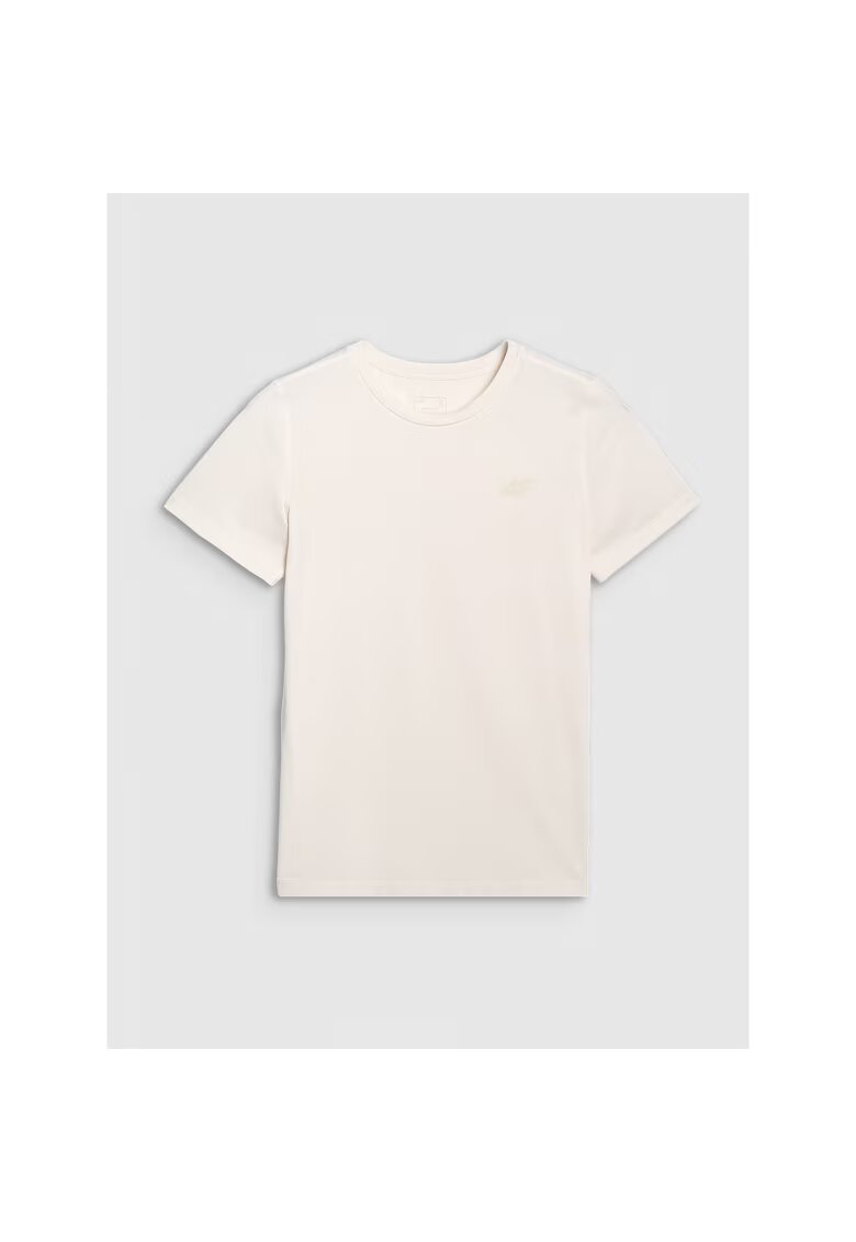 4F Tricou sport antrenament - bej - poliester