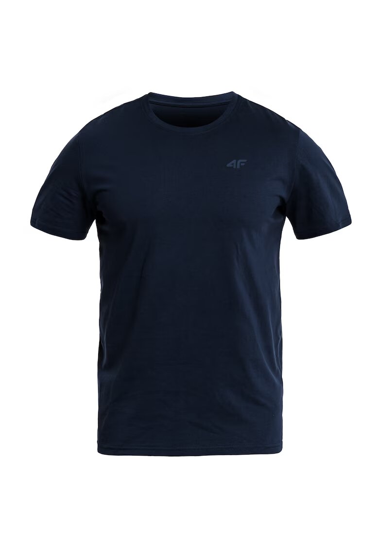 4F Tricou sport barbati 2013 - Bumbac - Bleumarin inchis