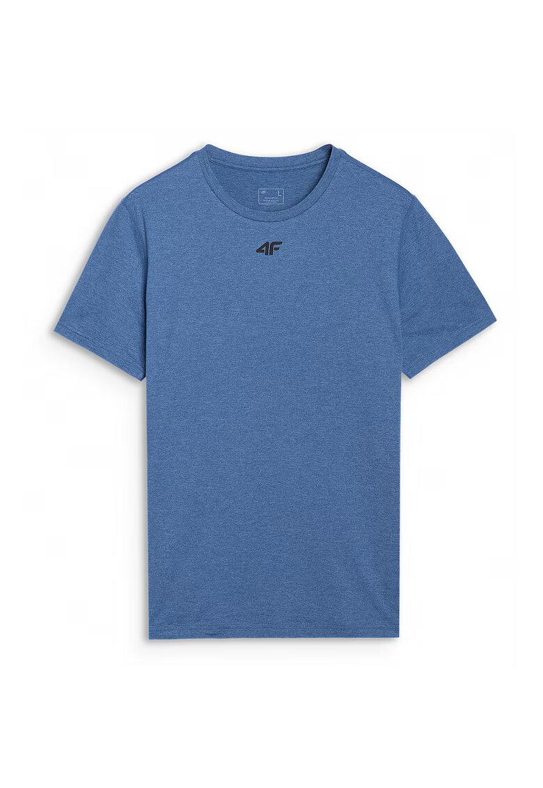 4F Tricou Sport Barbati - Ajustare Regulata - Material Durabil - Protectie Multi Active - Albastru turcoaz - Albastru turcoaz