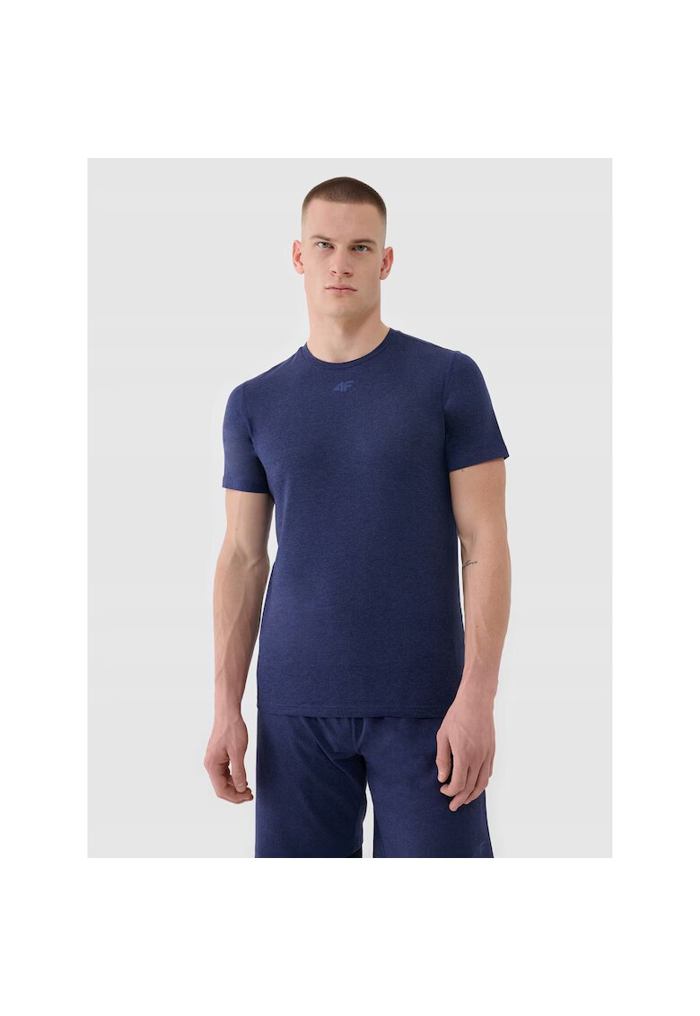 4F Tricou sport barbati bleumarin - uscare rapida - Bleumarin