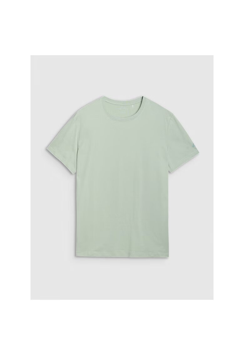 4F Tricou sport barbati verde - bumbac