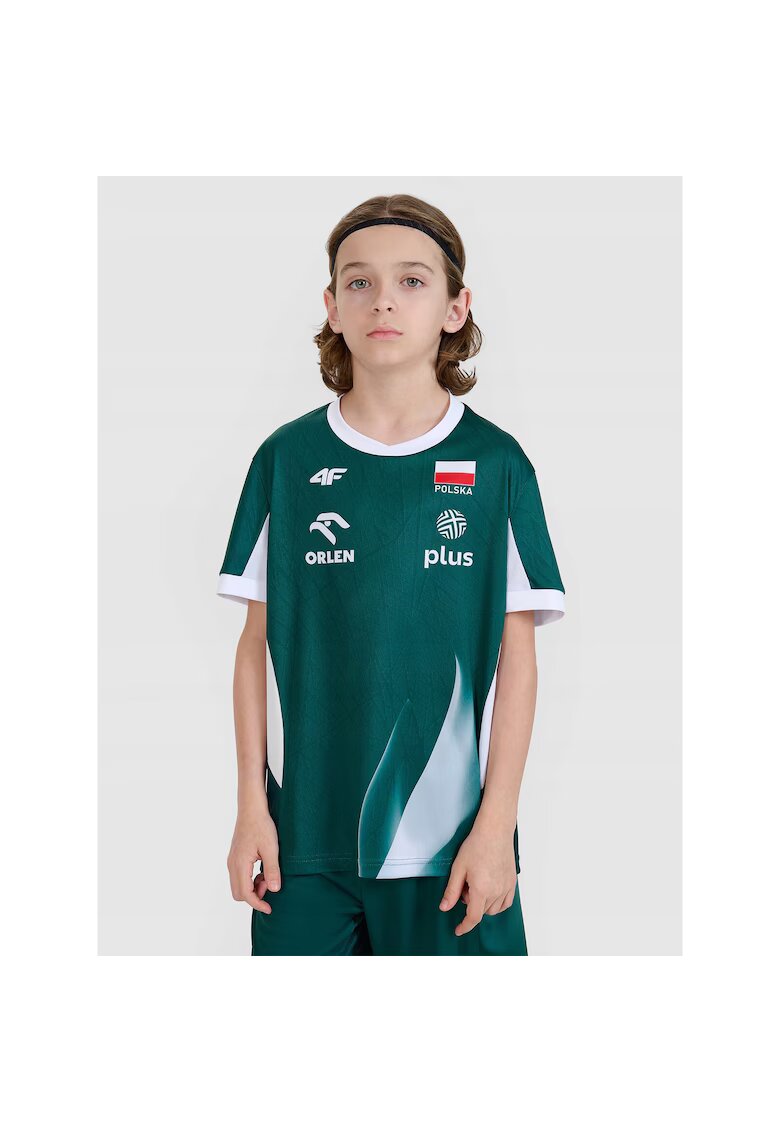 4F Tricou sport copii TSS25TFTSM2164-92S - - Sintetic - Verde