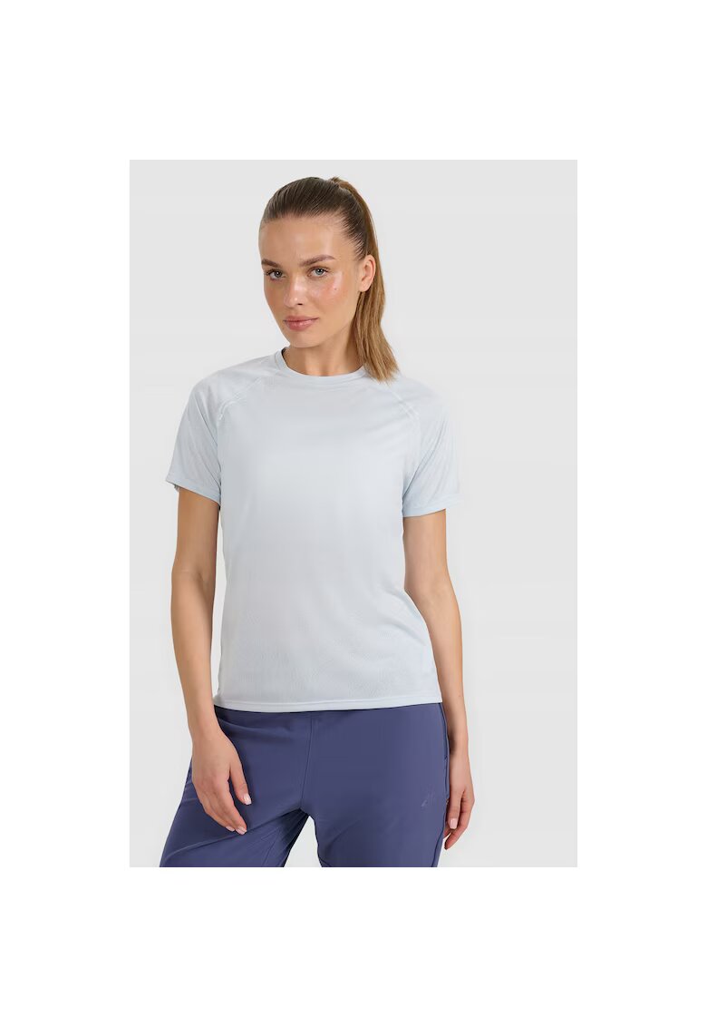 4F Tricou sport dama alergare - uscare rapida - albastru - poliester