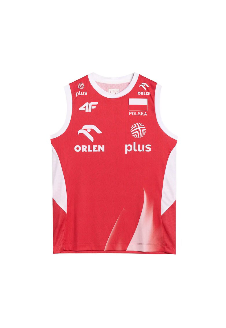 4F Tricou sport dama TSS25TFTSF2169-91S - - Textil - Rosu