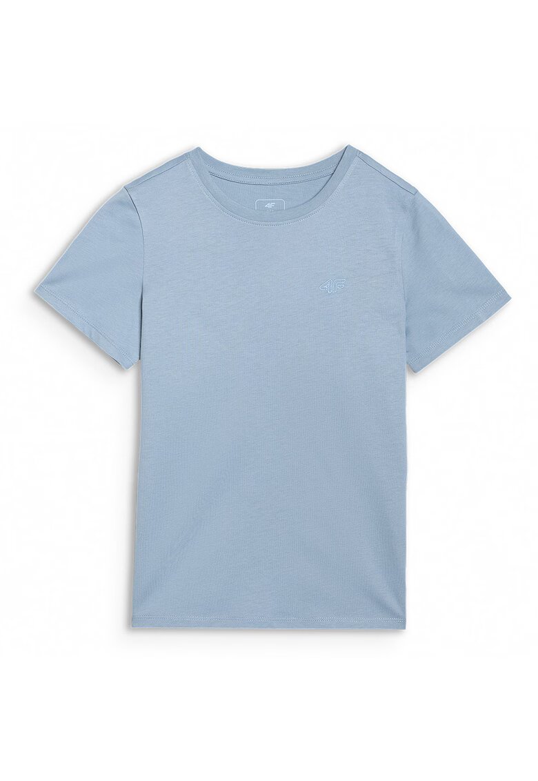 4F Tricou Sport Fete - Bumbac Junior - 56791 - Albastru