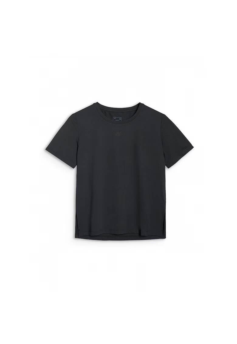 4F Tricou sport negru - uscare rapida - supradimensionat - pentru femei - textil
