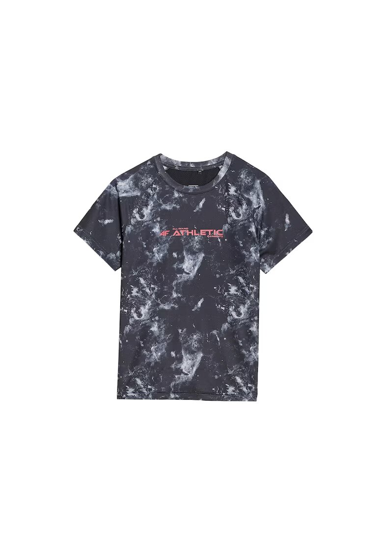 4F Tricou sport pentru antrenament - uscare rapida - multicolor - sintetic