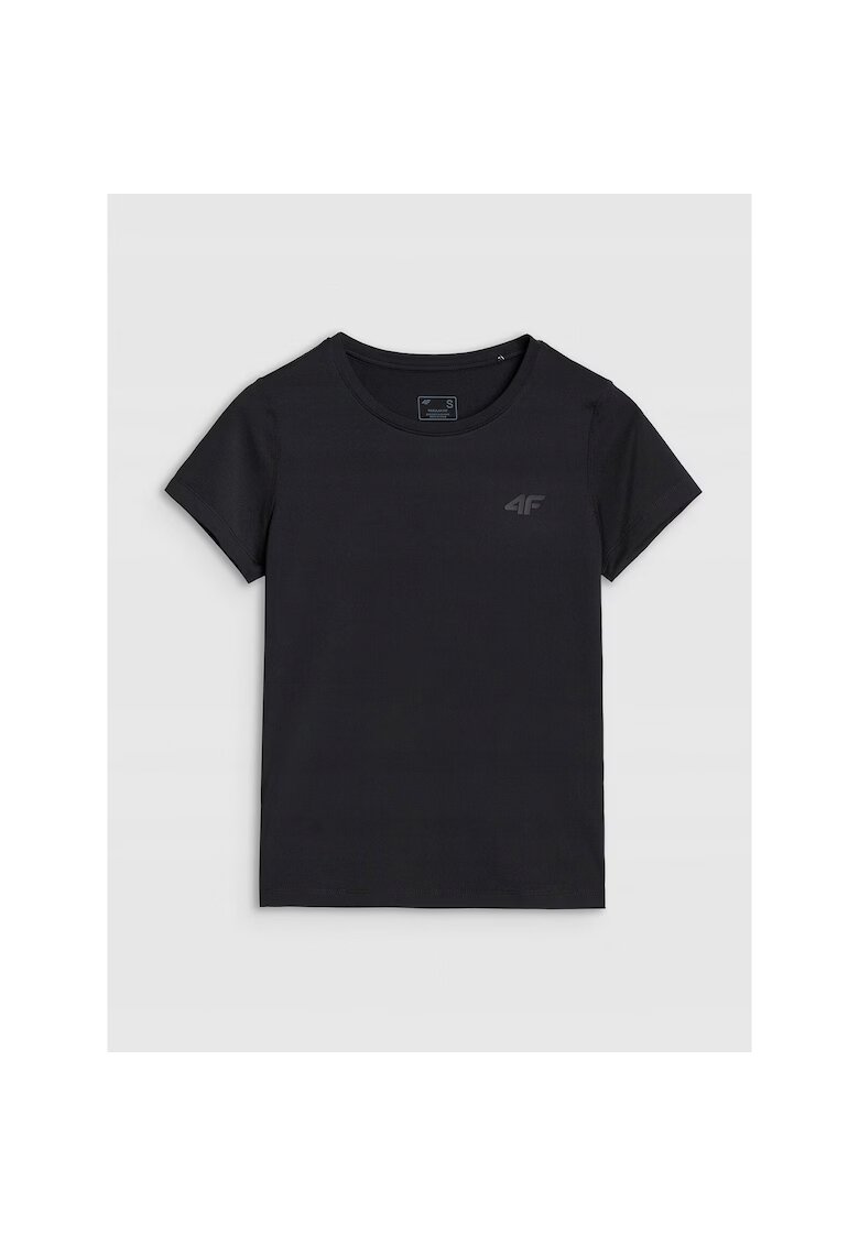 4F Tricou sport uscare rapida - negru - pentru femei - textil
