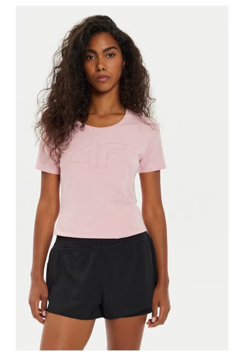 4F Tricou WMM00TTSHF1846 Roz Slim Fit - Bumbac