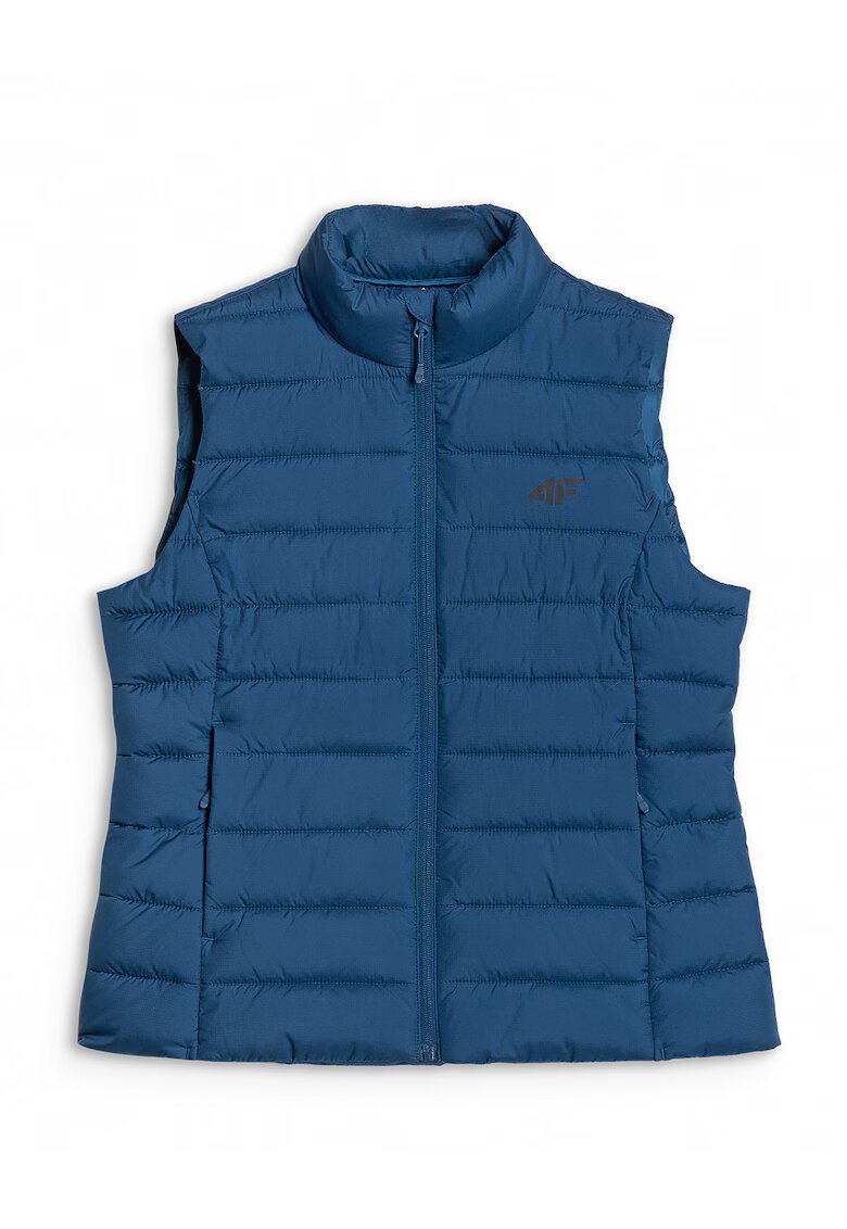 4F Vesta Damas Matlasata Bleumarin Croiala Slim - Impregnare Hidrofoba - Poliester Reciclat