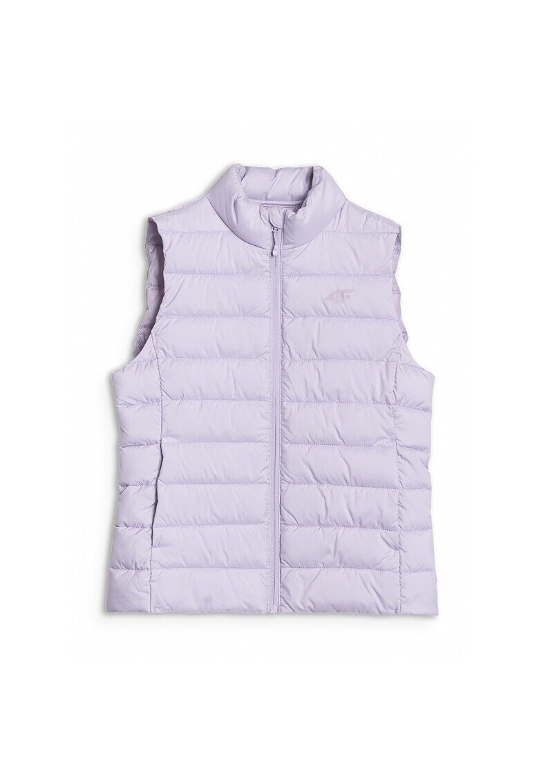4F Vesta sport dama puf sintetic - violet - croiala slim - material ripstop