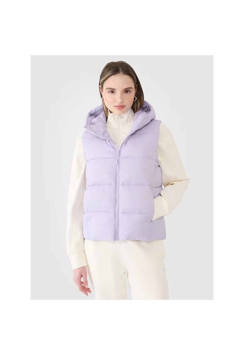 4F Veste sport dama fara maneci - violet