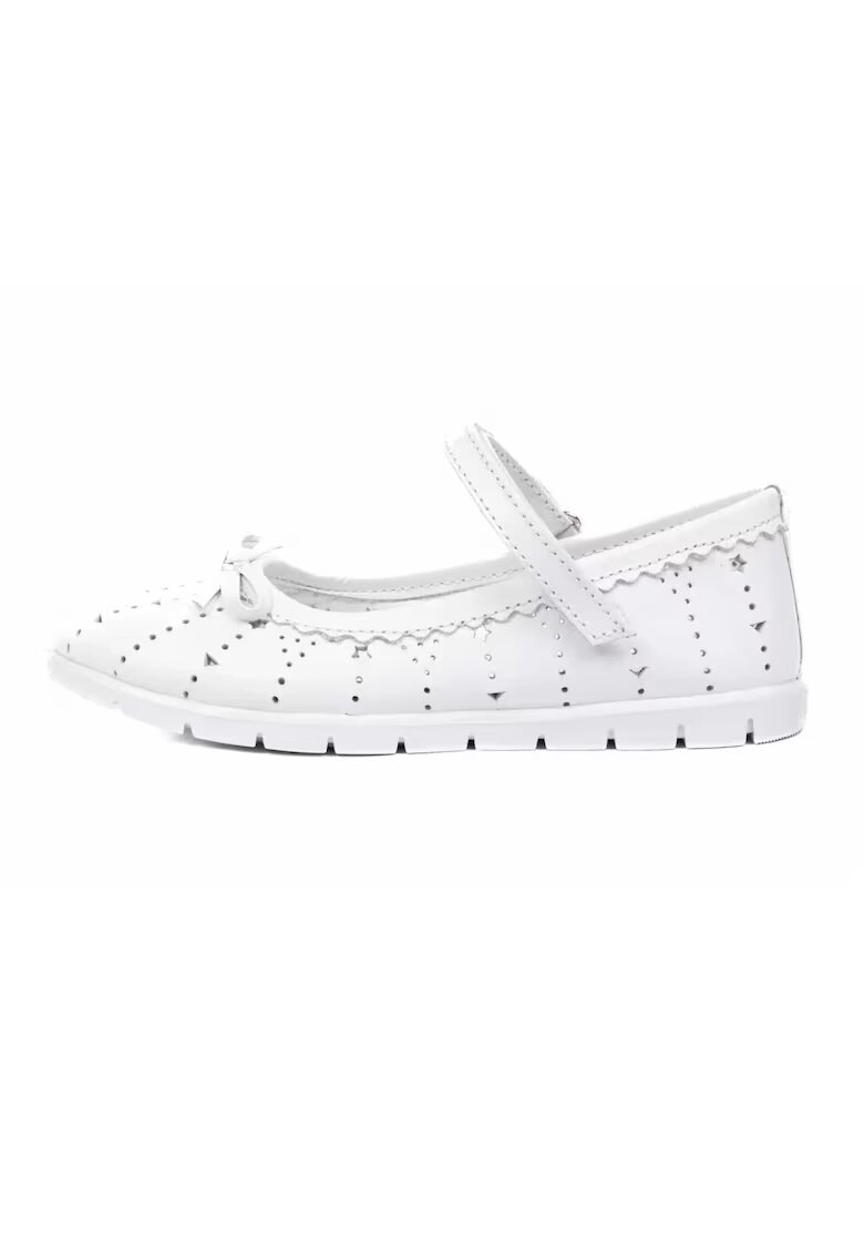4Kids Balerini din piele naturala - cu Scai - Talpa Felxibila - 594A