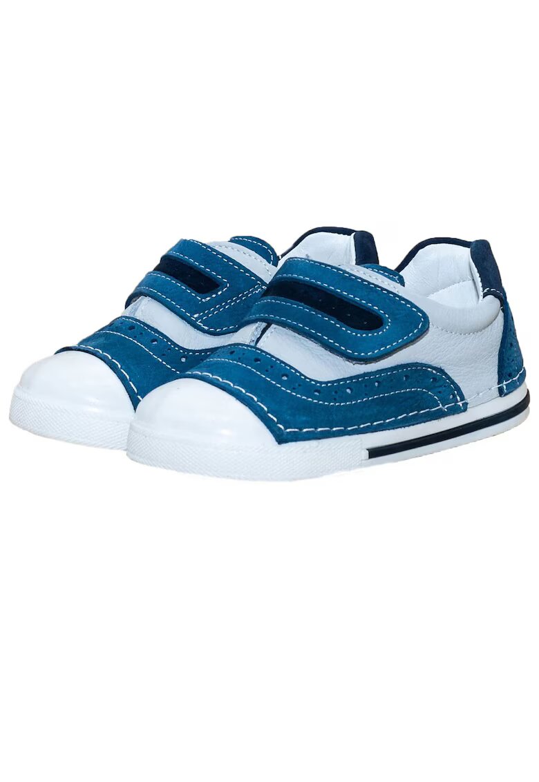 4Kids Pantofiori stil tenisi - baieti - din piele naturala - 052A