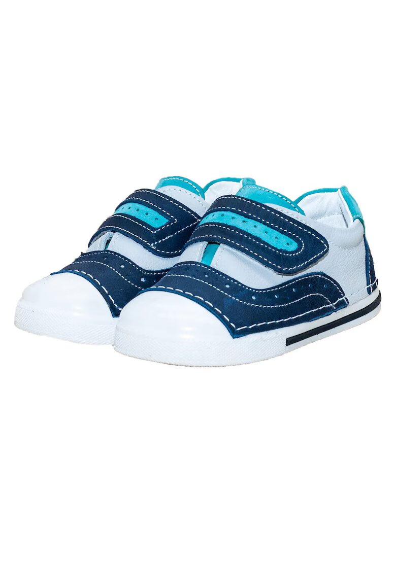 4Kids Pantofiori stil tenisi - baieti - din piele naturala - 052V