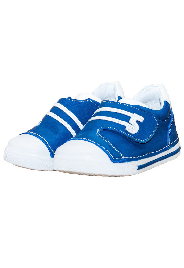 4Kids Pantofiori stil tenisi - piele - cu scai - 065A
