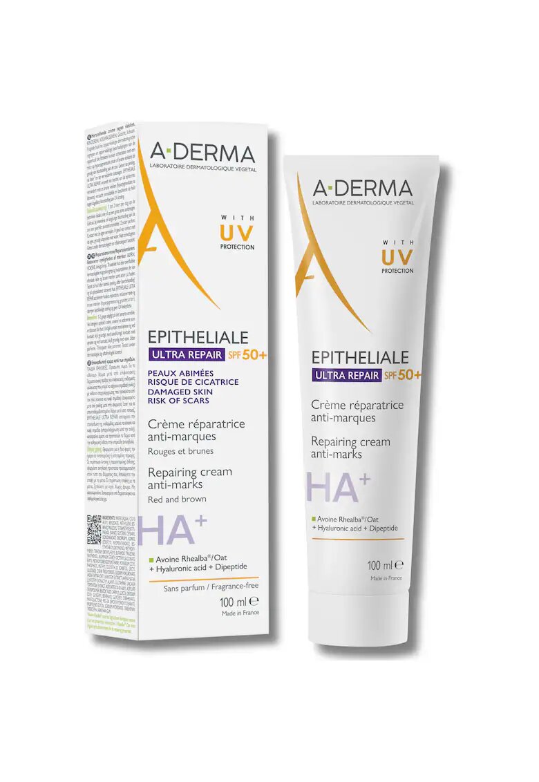 A-Derma Crema reparatoare Epitheliale Ultra Repair SPF50+ - 100 ml