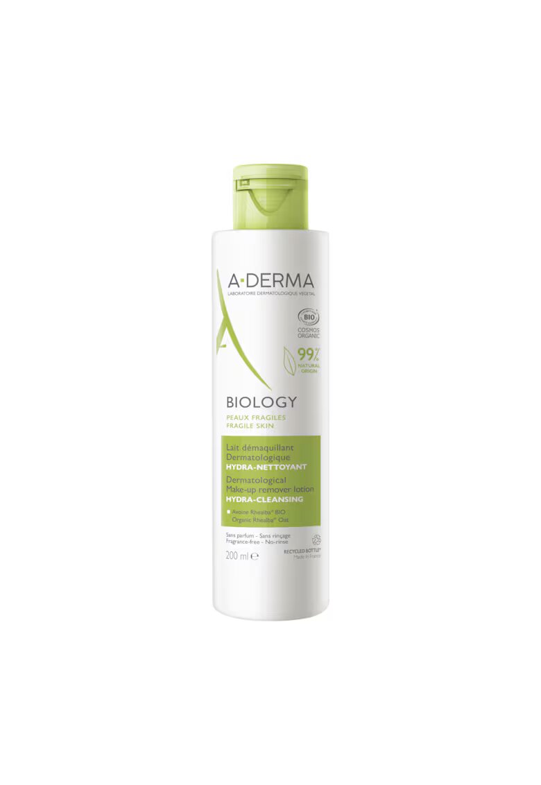 A-Derma Lapte demachiant hidratant - Biology - 200 ml
