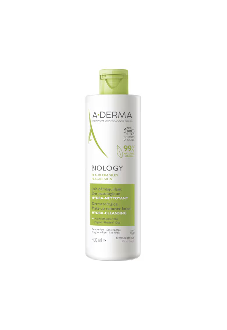 A-Derma Lapte demachiant hidratant - Biology - 400 ml