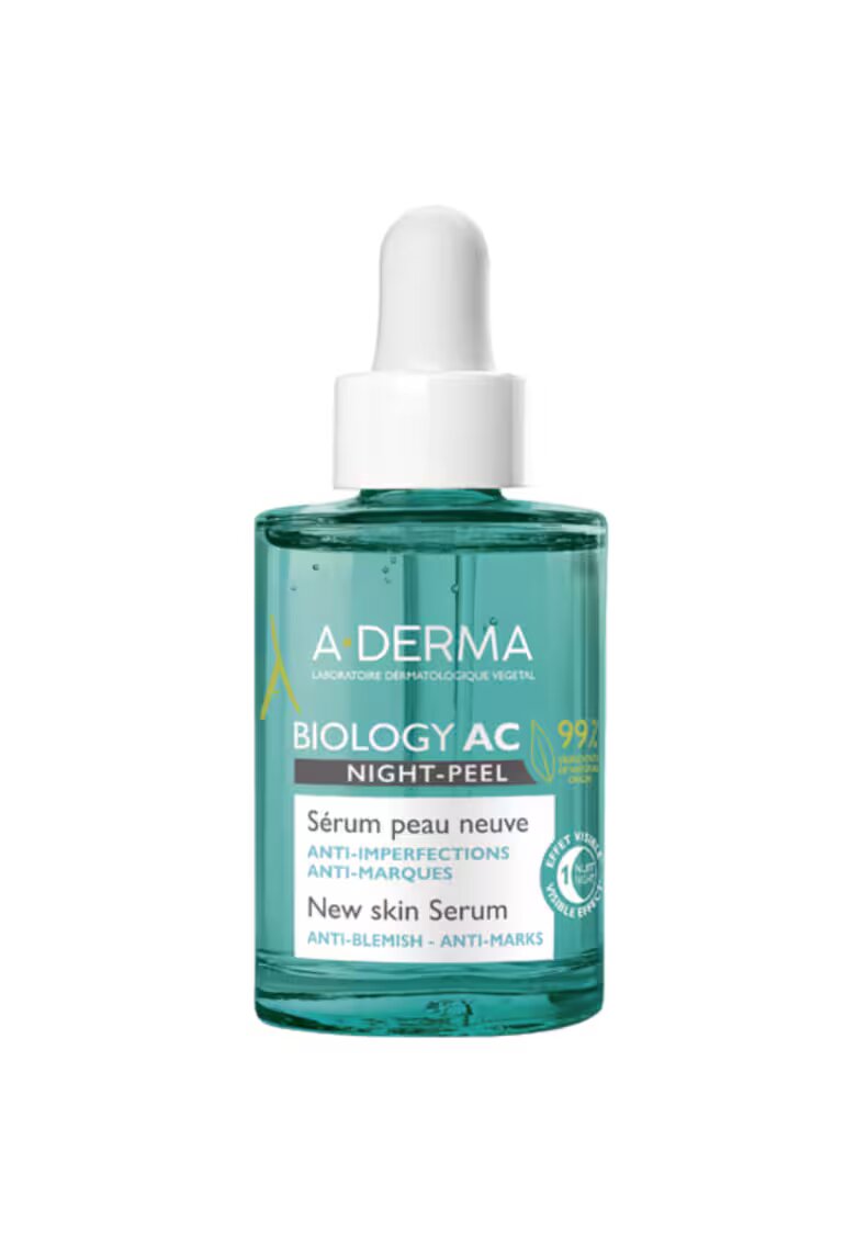 A-Derma Serum peeling de noapte - Biology AC - 30 ml