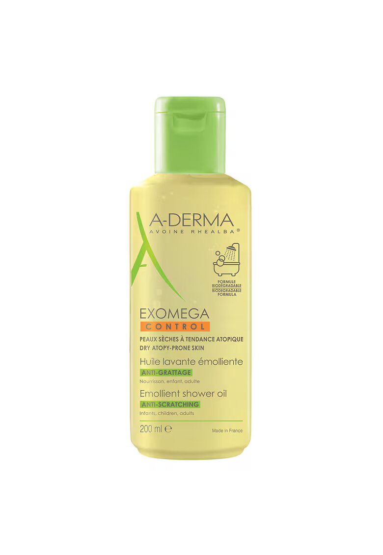 A-Derma Ulei de dus Exomega Control pentru piele uscata si atopica - 200 ml