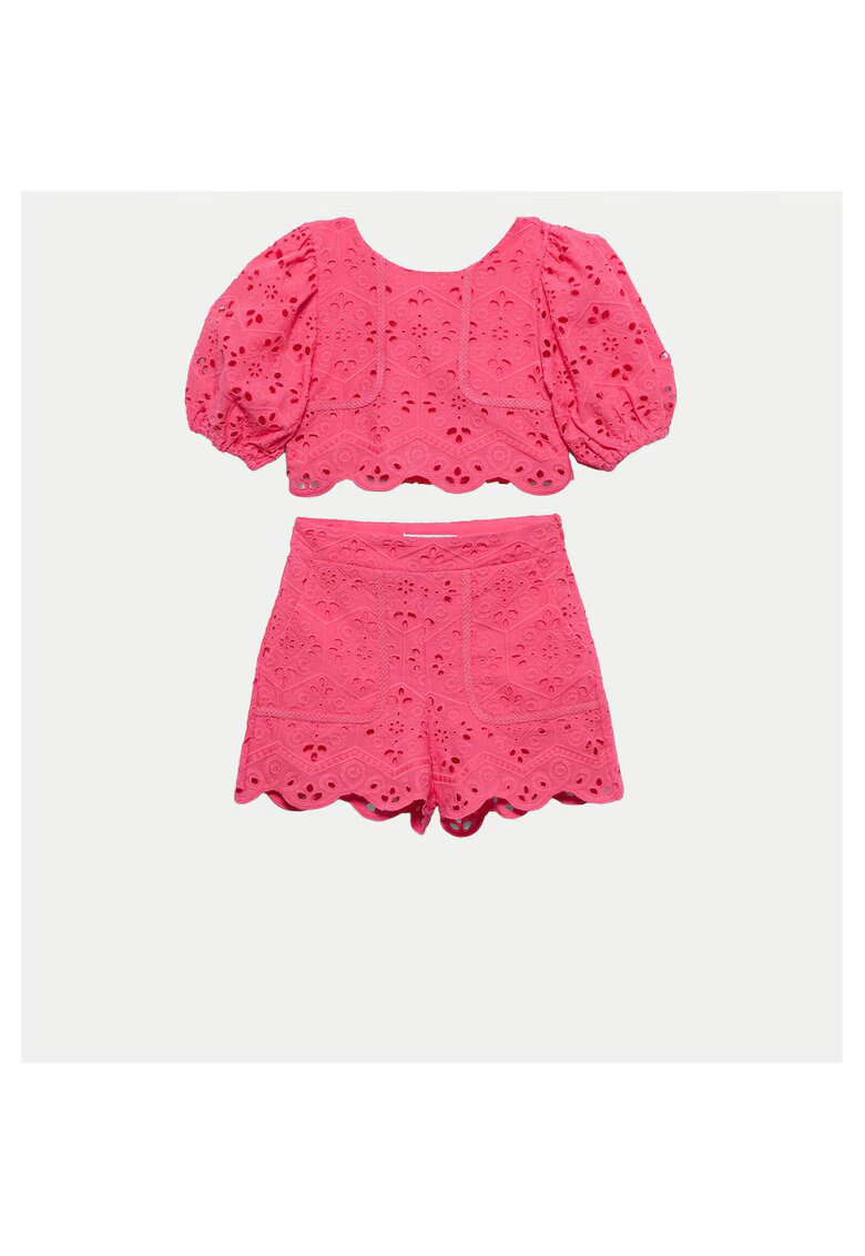 Abel and Lula Compleu fete - bumbac - fucsia