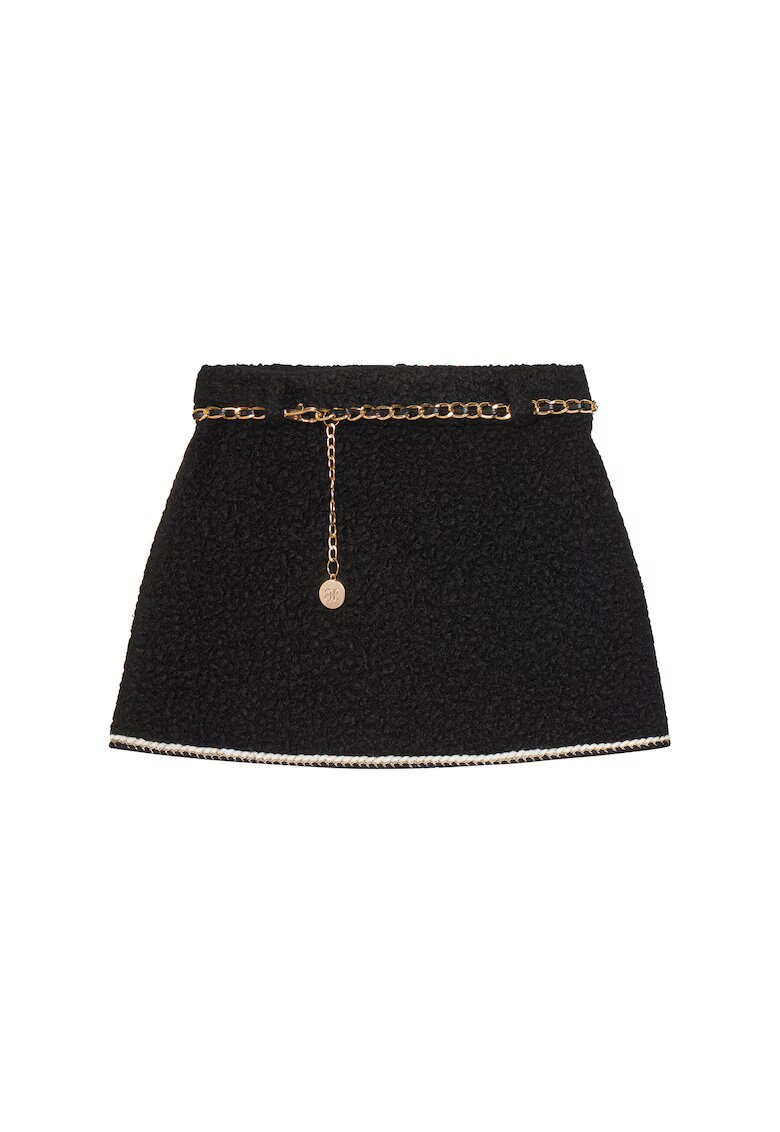 Abel & Lula Fusta fete - neagra - poliester - cu fermoar