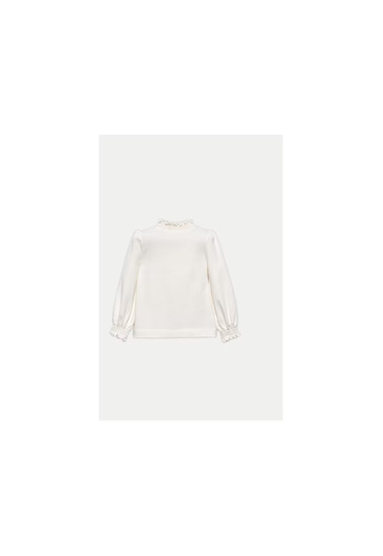 Abel & Lula Bluza fete - 304189227 - Bumbac/Poliester - Bej - Bej