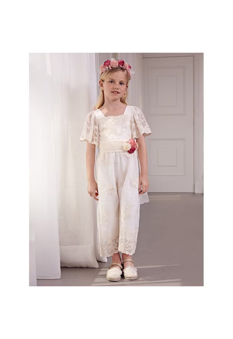 Abel  Lula Rochie fete - 35012 - Bumbac/Poliester - Ecru