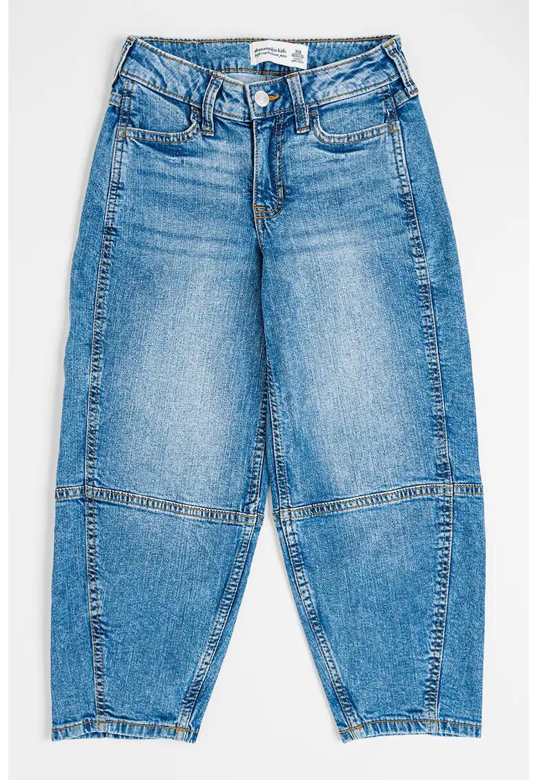 Abercrombie & Fitch Blugi relaxed fit cu buzunare - Albastru