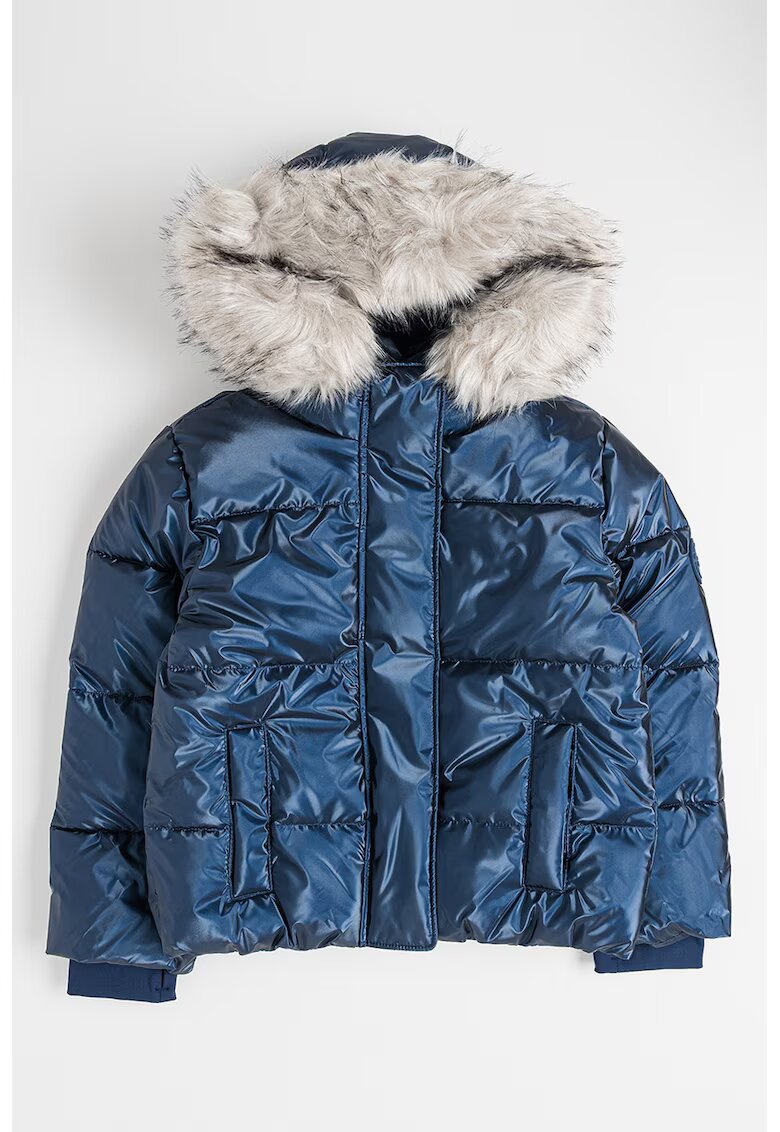 Abercrombie & Fitch Geaca cu gluga - Bleumarin