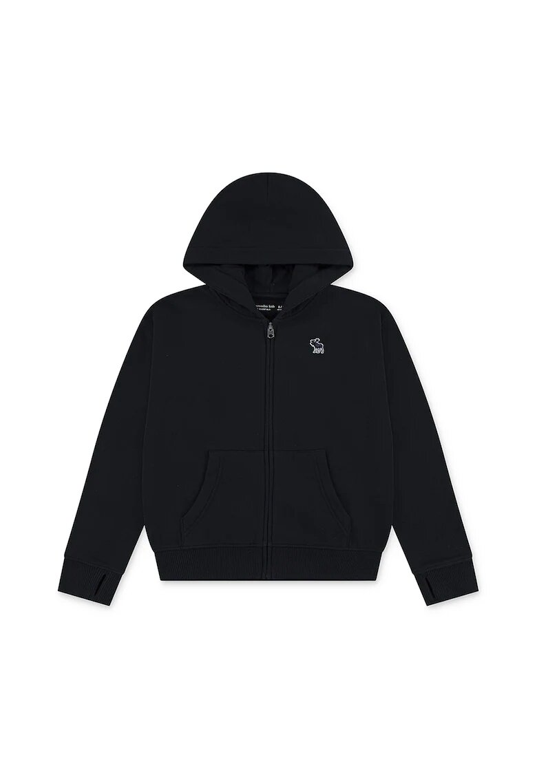 Abercrombie  Fitch Hanorac cu anouri pentru degete Essentials - Negru