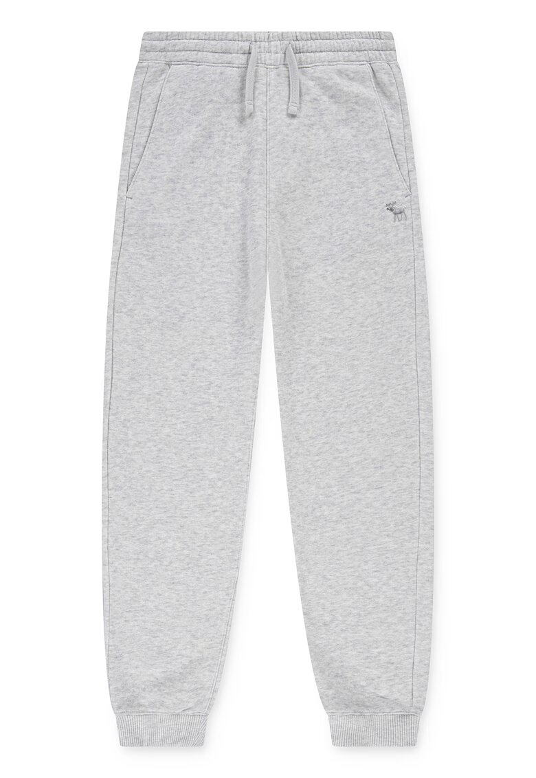 Abercrombie & Fitch Pantaloni de trening cu talie elastica si ajustabila - Gri melange